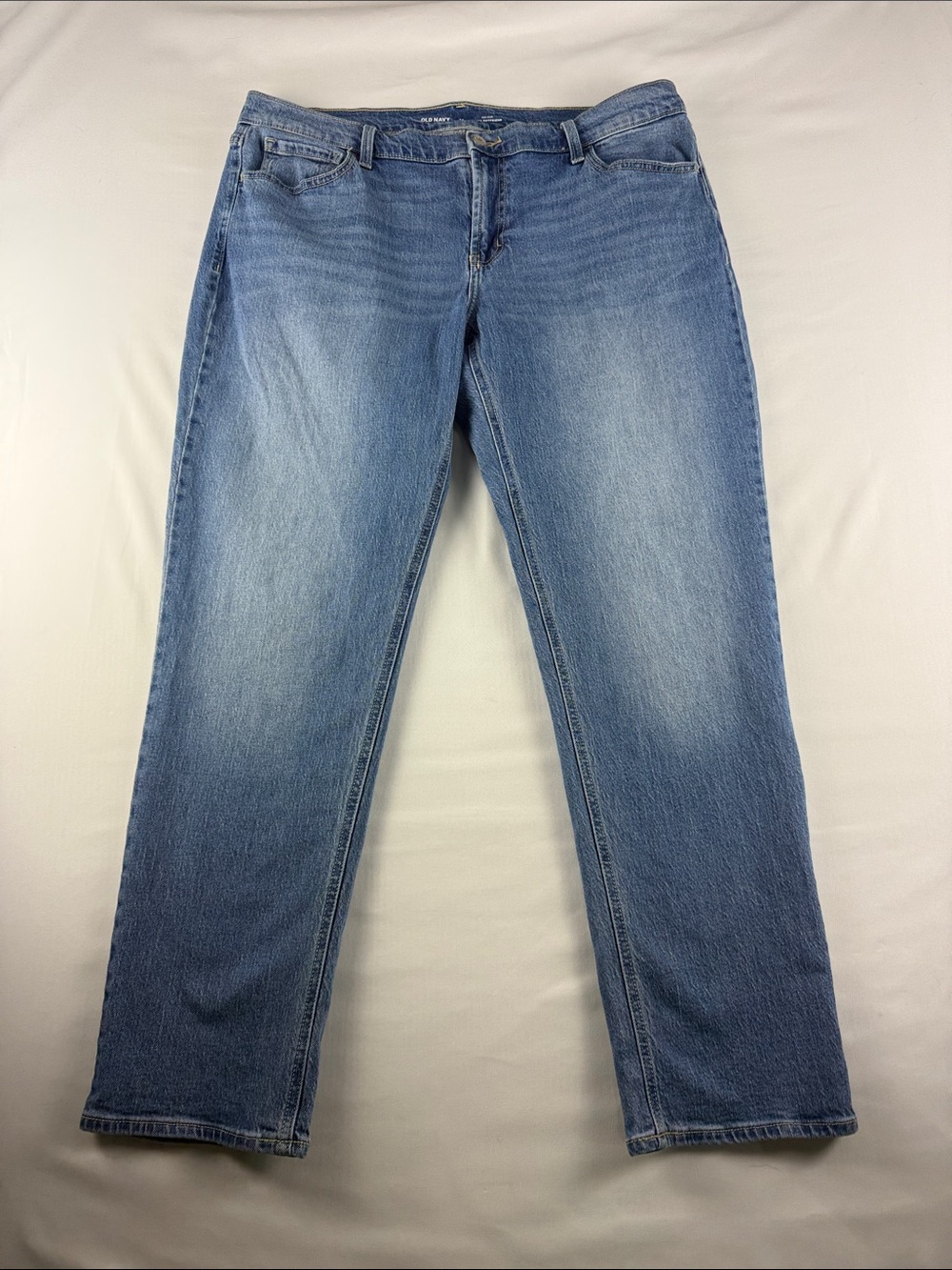 Old Navy Mid-Rise WOW Boyfriend Jeans Women's 14 Relaxed Fit